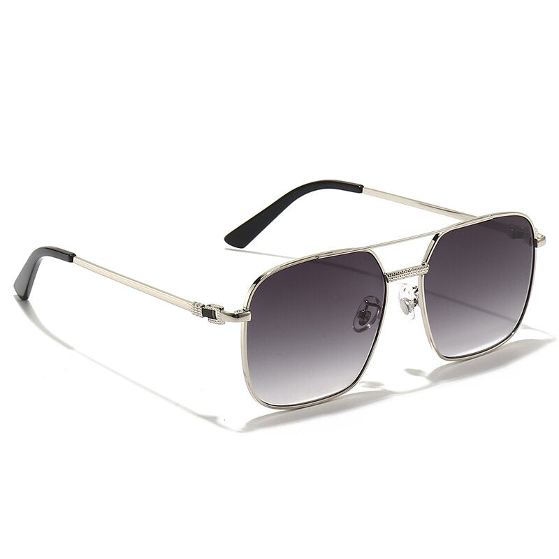 Dropship Rectangle Sunglasses Double Bridge Sun Glasses Women