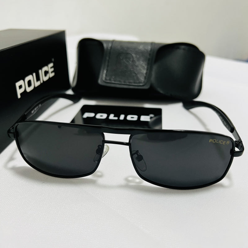 2023 Pattern POLICE brand Polarized Sunglasses Men's Pilot Driving