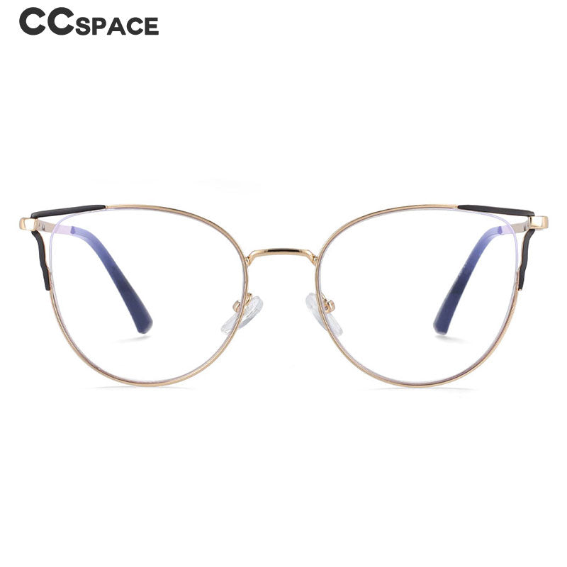 Anti Blue Light Block Glasses Female Clear Lens Alloy Frame Eyepiece Women  Shades Cat Eye Eyewear