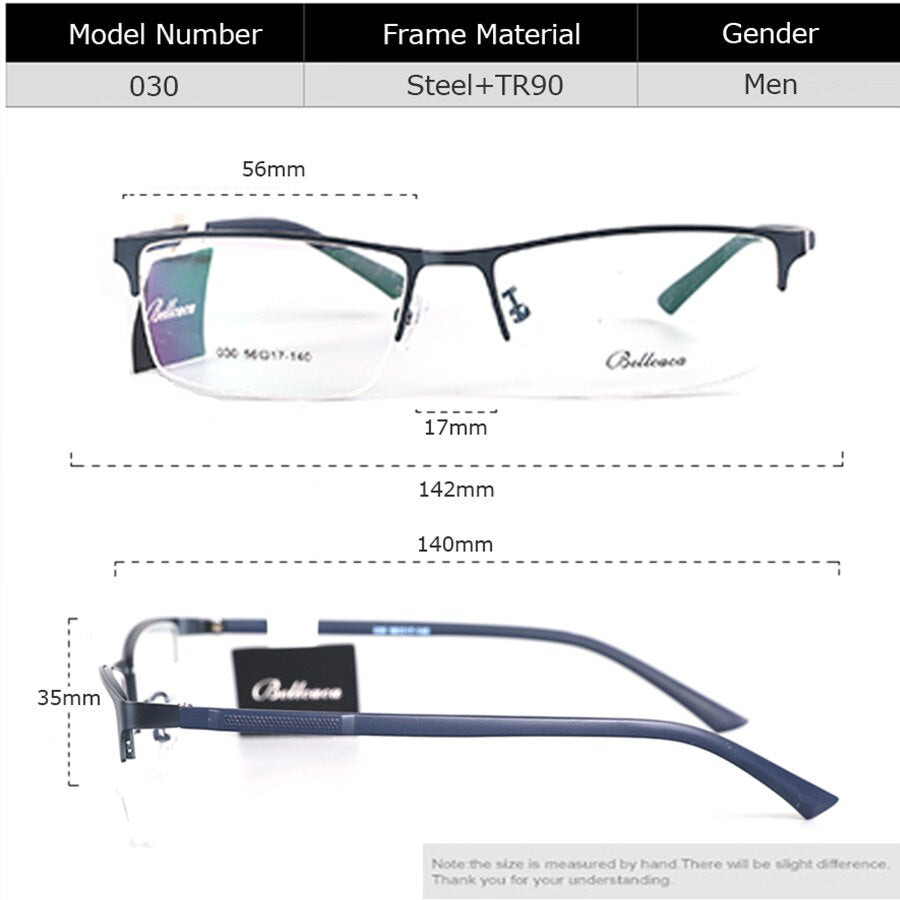 Bellcaca Spectacle Frame Men Eyeglasses Computer Myopia Optical Prescr