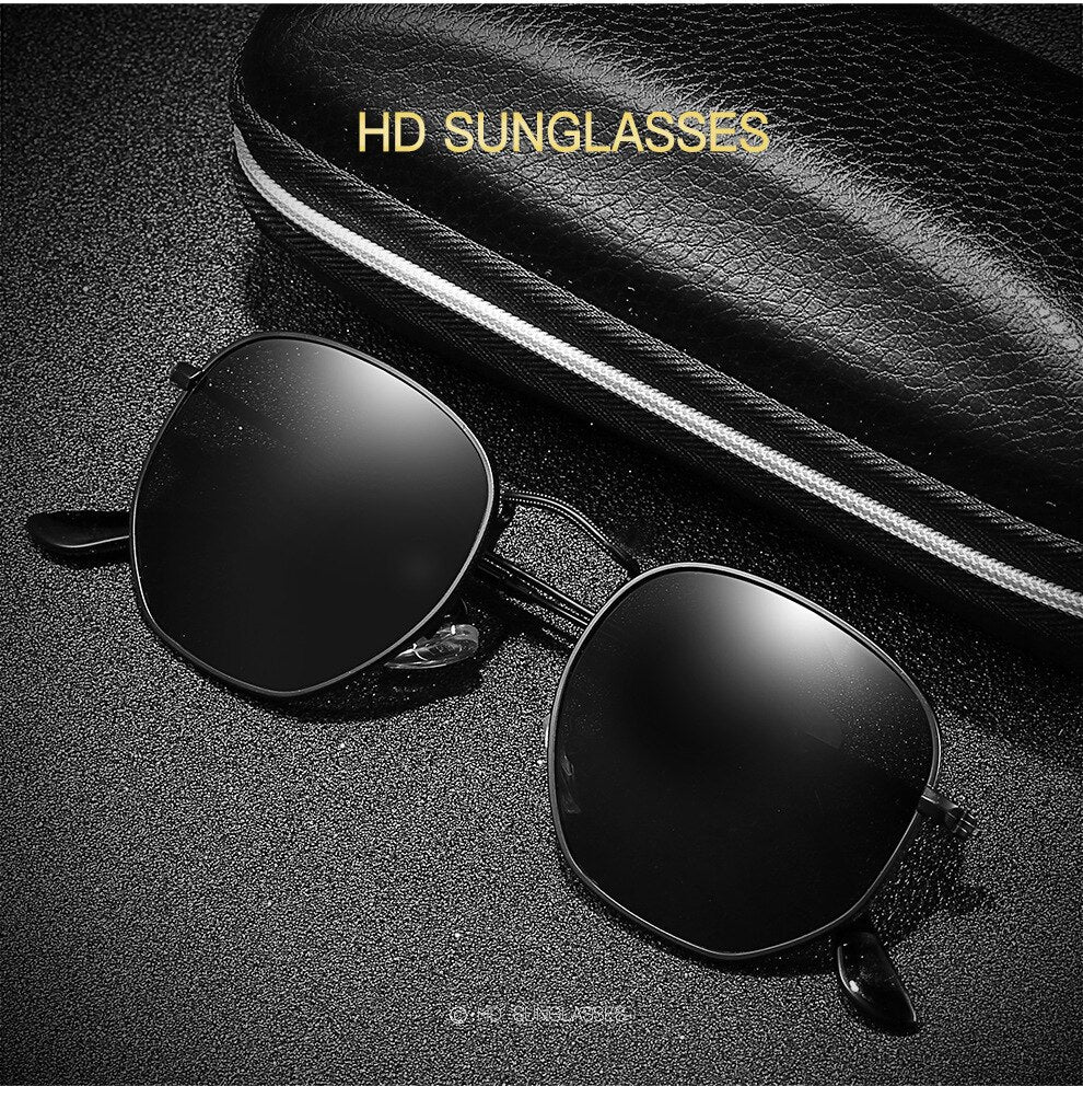 Bruno Dunn AVIATION Sunglasses Men Polarized UV400 High Quality