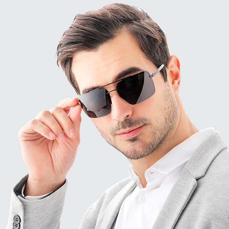 Double Bridge Men Sunglasses Polarized UV400 Protection Driving Sun Gl –  Cinily