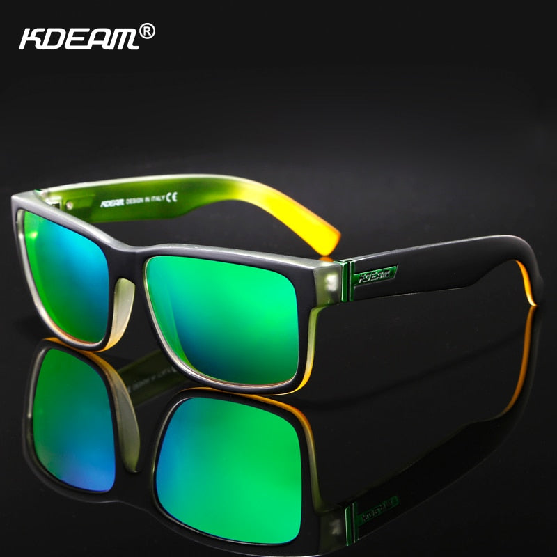 KDEAM For Men Polarized Sunglasses Sport Crazy Colors Sun Glasses