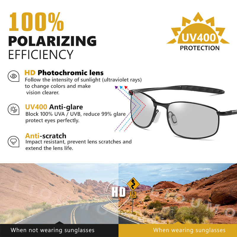 Gafas De Sol - Hd Polarized Sunglasses For Men Women Small V