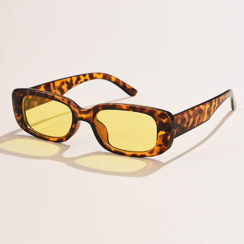 Retro Rectangle Sunglasses Women Brand Designer Vintage Small Frame Sun  Glasses