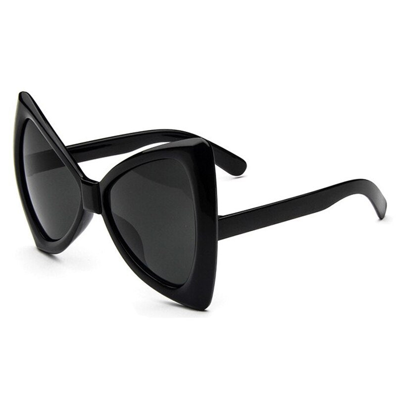 Fashion Women Oversize Sunglasses Gradient Plastic Brand Designer Female  Sun Glasses Uv400