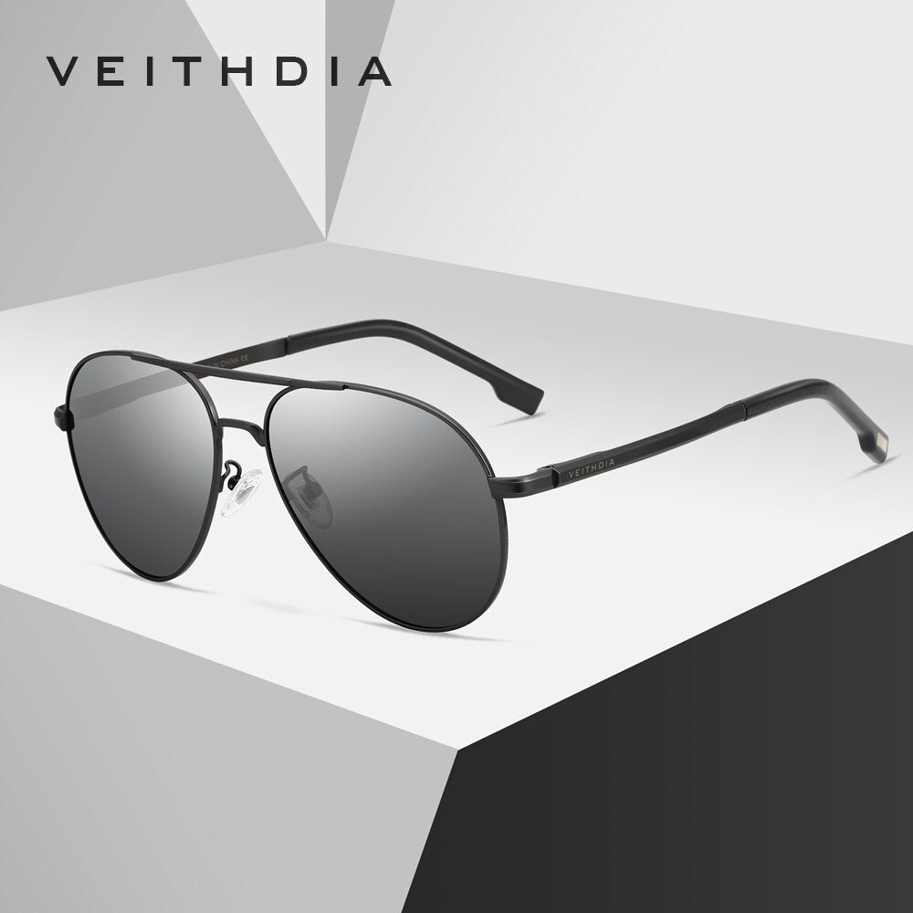 VEITHDIA Sunglasses Pilot Men Brand Driving Fashion Polarized