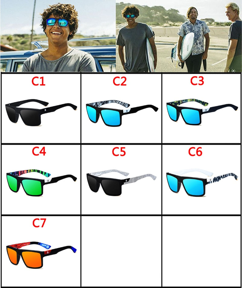 Viahda 2023 Brand Squared Cool Travel Polarized Sunglasses Men Sport D –  Cinily
