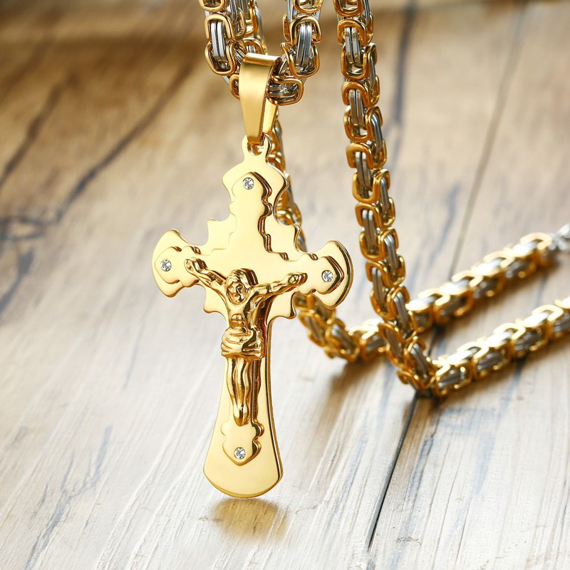 Byzantine catholic clearance cross necklace