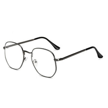 Load image into Gallery viewer, 0 -1.0 -1.5 -2.0 To -6 Polygon Myopia Glasses Finished Women Men Retro Student Diopter Spectacles Prescription Black/Gold Frame