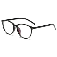 Carica l&#39;immagine nel visualizzatore di Gallery, 0 -1 -1.5 -2 -2.5 -3 -3.5 -4 -4.5 -5.0 -5.5 -6.0 Classic Rivets Myopia Glasses With Degree Women Men Black Glasses Frame