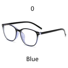 Carica l&#39;immagine nel visualizzatore di Gallery, 0 -1 -1.5 -2 -2.5 -3 -3.5 -4 -4.5 -5.0 -5.5 -6.0 Classic Rivets Myopia Glasses With Degree Women Men Black Glasses Frame