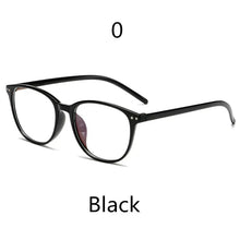 Carica l&#39;immagine nel visualizzatore di Gallery, 0 -1 -1.5 -2 -2.5 -3 -3.5 -4 -4.5 -5.0 -5.5 -6.0 Classic Rivets Myopia Glasses With Degree Women Men Black Glasses Frame