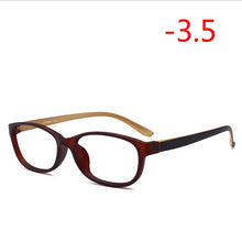 Load image into Gallery viewer, -1.0 -1.5 -2.0 -2.5 -3.0 -3.5 -4.0 Finished Myopia Glasses Women Men Short-sight Eyewear Black and Pink Frame Myopic Eye Glasse