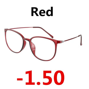 -1.0to-4.0 Sun Photochromic Finished Myopia eyewear With Degree Optical Eye Glasses Frames For Women Men Eyeglasses Degree oculo