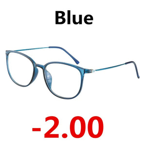 -1.0to-4.0 Sun Photochromic Finished Myopia eyewear With Degree Optical Eye Glasses Frames For Women Men Eyeglasses Degree oculo