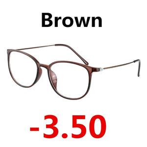 -1.0to-4.0 Sun Photochromic Finished Myopia eyewear With Degree Optical Eye Glasses Frames For Women Men Eyeglasses Degree oculo