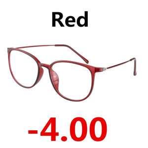 -1.0to-4.0 Sun Photochromic Finished Myopia eyewear With Degree Optical Eye Glasses Frames For Women Men Eyeglasses Degree oculo