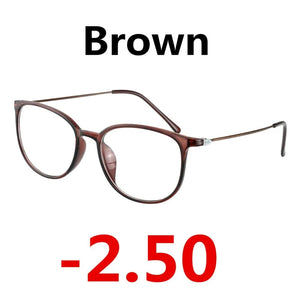 -1.0to-4.0 Sun Photochromic Finished Myopia eyewear With Degree Optical Eye Glasses Frames For Women Men Eyeglasses Degree oculo