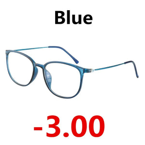 -1.0to-4.0 Sun Photochromic Finished Myopia eyewear With Degree Optical Eye Glasses Frames For Women Men Eyeglasses Degree oculo