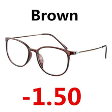 Load image into Gallery viewer, -1.0to-4.0 Sun Photochromic Finished Myopia eyewear With Degree Optical Eye Glasses Frames For Women Men Eyeglasses Degree oculo