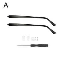 Carica l&#39;immagine nel visualizzatore di Gallery, 1 Pair Eyeglasses Temple Arm Flat Teeth TR90 Anti-Slip Eyeglasses Replacement Leg Eyewear Frames Accessories Glasses Repair Tool