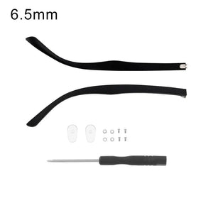 1 Pair Eyeglasses Temple Arm Flat Teeth TR90 Anti-Slip Eyeglasses Replacement Leg Eyewear Frames Accessories Glasses Repair Tool