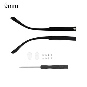 1 Pair Eyeglasses Temple Arm Flat Teeth TR90 Anti-Slip Eyeglasses Replacement Leg Eyewear Frames Accessories Glasses Repair Tool