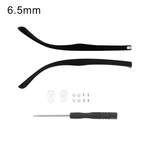 1 Pair Eyeglasses Temple Arm Flat Teeth TR90 Anti-Slip Eyeglasses Replacement Leg Eyewear Frames Accessories Glasses Repair Tool