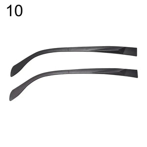 1 Pair Eyeglasses Temple Arm Flat Teeth TR90 Anti-Slip Eyeglasses Replacement Leg Eyewear Frames Accessories Glasses Repair Tool