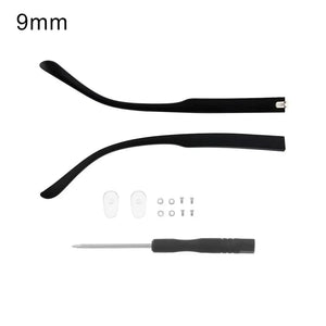 1 Pair Eyeglasses Temple Arm Flat Teeth TR90 Anti-Slip Eyeglasses Replacement Leg Eyewear Frames Accessories Glasses Repair Tool