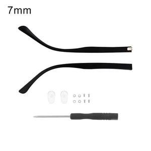 1 Pair Eyeglasses Temple Arm Flat Teeth TR90 Anti-Slip Eyeglasses Replacement Leg Eyewear Frames Accessories Glasses Repair Tool