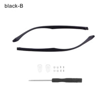 Carica l&#39;immagine nel visualizzatore di Gallery, 1 Pair Eyeglasses Temple Arm Flat Teeth TR90 Anti-Slip Eyeglasses Replacement Leg Eyewear Frames Accessories Glasses Repair Tool