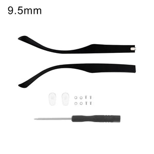 1 Pair Eyeglasses Temple Arm Flat Teeth TR90 Anti-Slip Eyeglasses Replacement Leg Eyewear Frames Accessories Glasses Repair Tool