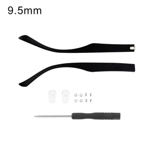 1 Pair Eyeglasses Temple Arm Flat Teeth TR90 Anti-Slip Eyeglasses Replacement Leg Eyewear Frames Accessories Glasses Repair Tool