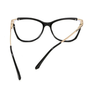 1Pc New Women Anti Light Blue Cat Eye Glasses Frame Retro Hight Quality Luxury Optical Computer Reading Eyeglasses