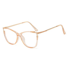 Load image into Gallery viewer, 1Pc New Women Anti Light Blue Cat Eye Glasses Frame Retro Hight Quality Luxury Optical Computer Reading Eyeglasses