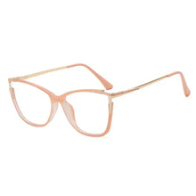 Load image into Gallery viewer, 1Pc New Women Anti Light Blue Cat Eye Glasses Frame Retro Hight Quality Luxury Optical Computer Reading Eyeglasses