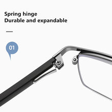 Load image into Gallery viewer, Trend Reading Glasses Reading Glasses Men and Women  Half Frame Diopters Business Office Men Reading Glasses