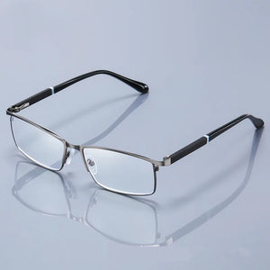 Trend Reading Glasses Reading Glasses Men and Women  Half Frame Diopters Business Office Men Reading Glasses