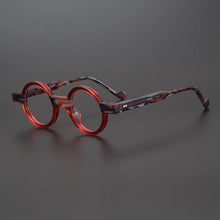 Load image into Gallery viewer, Vintage Spliced Acetate Frame Myopia Optical Reading Eyeglass Classical Round Hand Craft Women Man