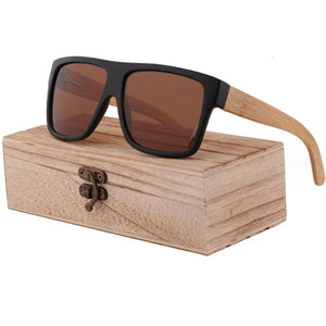 men women big frame PC bamboo sunglasses polarized UV400  sun glasses