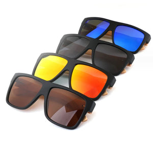 men women big frame PC bamboo sunglasses polarized UV400  sun glasses