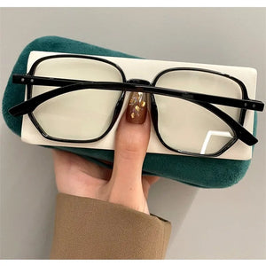 2024 Vintage Computer Eyeglasses Square Women Transparent Glasses Men Optical Myopia Plastic Spectacles Eyewear Frame