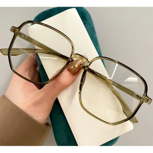 2024 Vintage Computer Eyeglasses Square Women Transparent Glasses Men Optical Myopia Plastic Spectacles Eyewear Frame