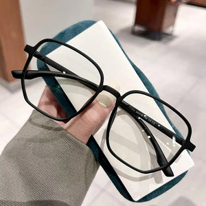 2024 Vintage Computer Eyeglasses Square Women Transparent Glasses Men Optical Myopia Plastic Spectacles Eyewear Frame