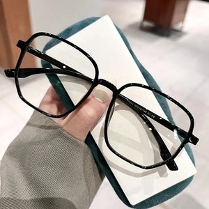 2024 Vintage Computer Eyeglasses Square Women Transparent Glasses Men Optical Myopia Plastic Spectacles Eyewear Frame