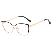 Load image into Gallery viewer, 48286 Cat Eye Anti Blue Light Optical Glasses Frames Metal Women Men TR90  Computer Eyeglasses