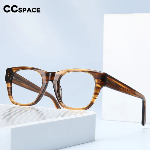 55933 Acetate Fiber Spectacle Frame Women Anti Blue Glasses Frames with Spring Hinges Female Cute Myopia Prescription Eyewear