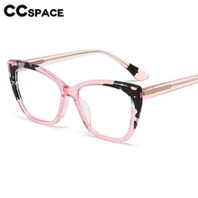 Load image into Gallery viewer, 56940 Retro Acetate Spectacle Frame Lady   Spring Hinge Prescription Spectacles Frame Universal Square Glasses Frame